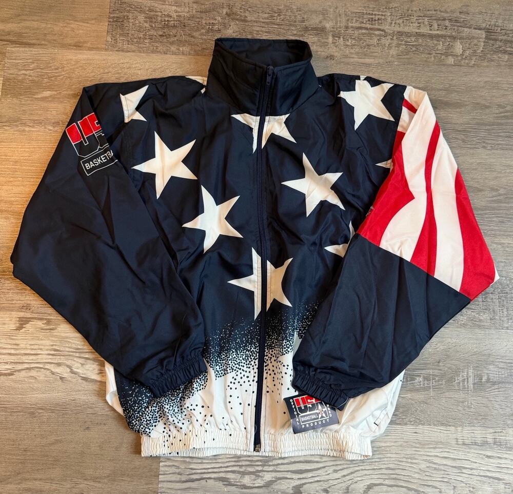 Vintage Champion USA Basketball 1996 Olympic Team Replica Jacket – New